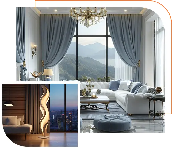 high quality smart blackout curtain