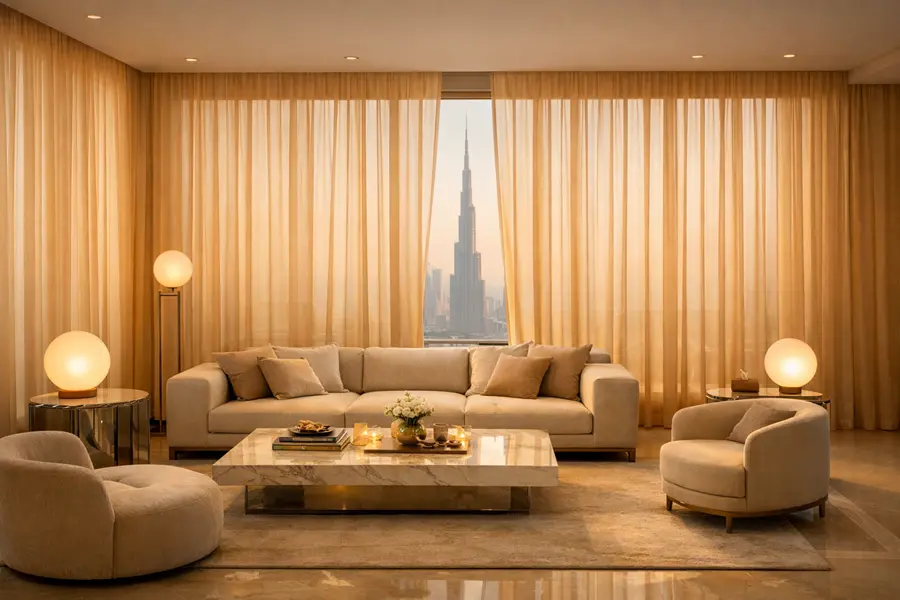 Buy Sheer Curtains in Dubai - No.1 Online Curtain Shop