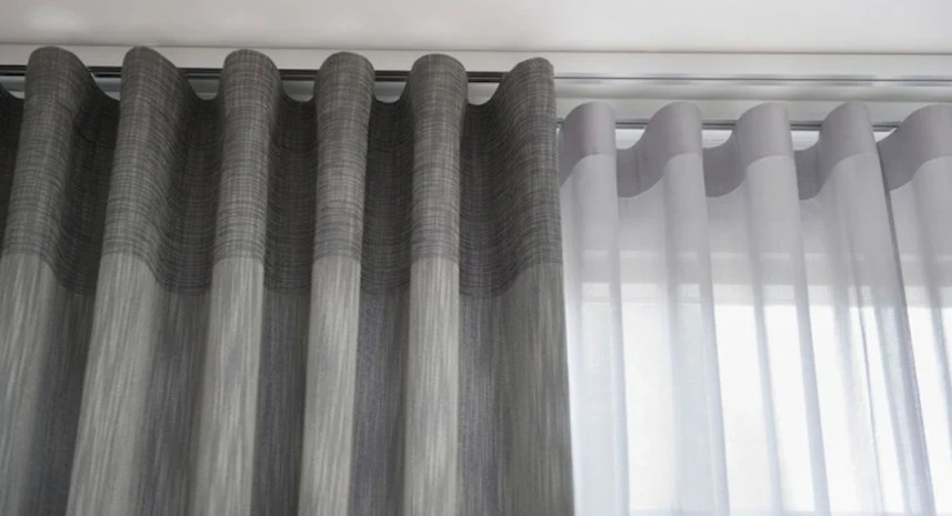 Double Wave Curtains