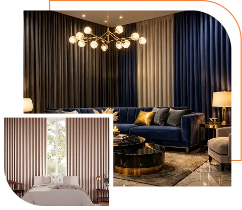 Easy Wave Curtains Dubai Wave Fold Curtains