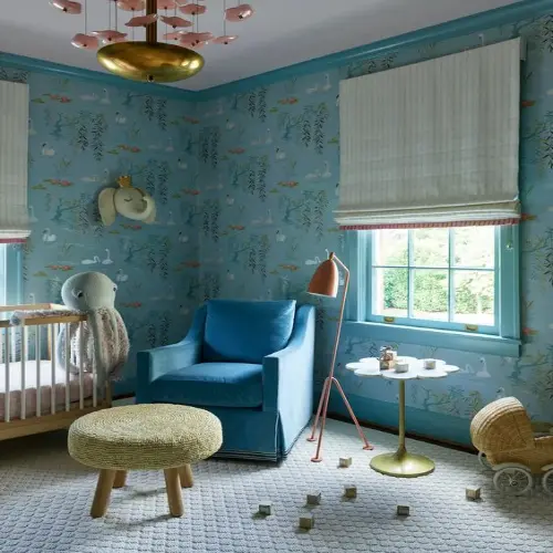 Nursery Roman Shades