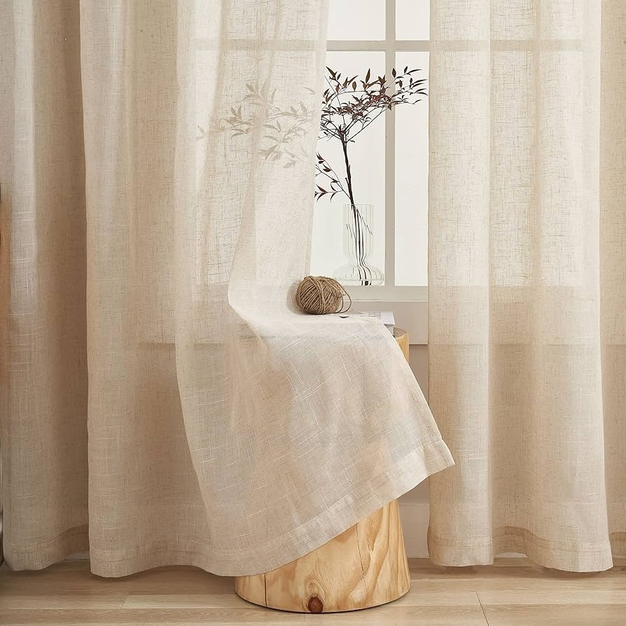 Sheer Linen Curtains