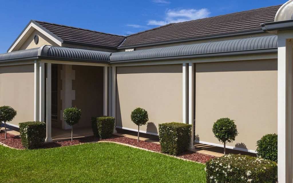 outdoor blinds for sun control & privacy