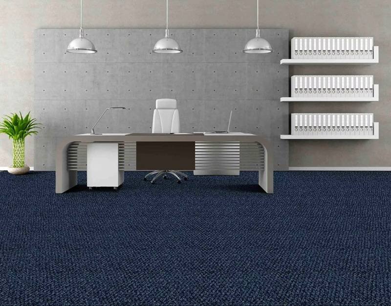 dark blue office carpet