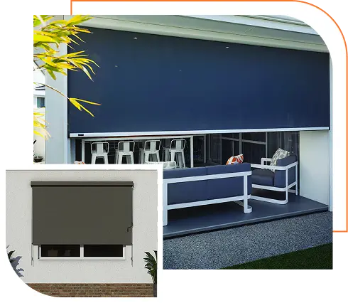 outdoor zipper blinds