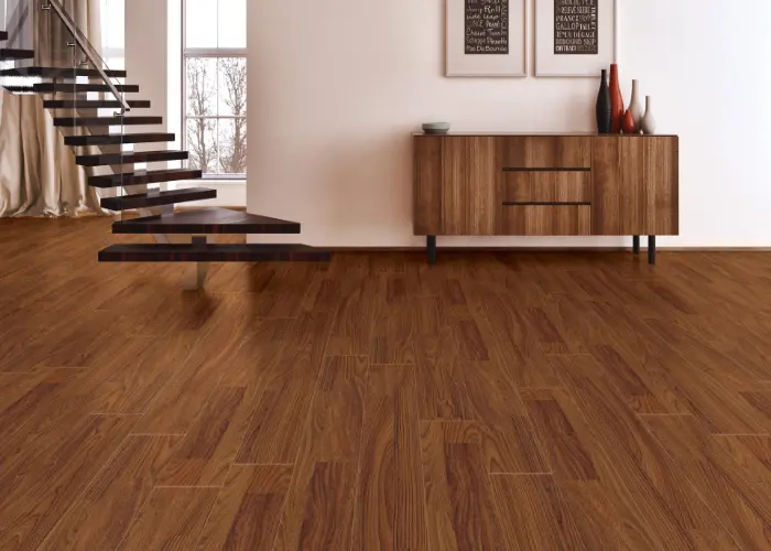 Laminate wood flooring