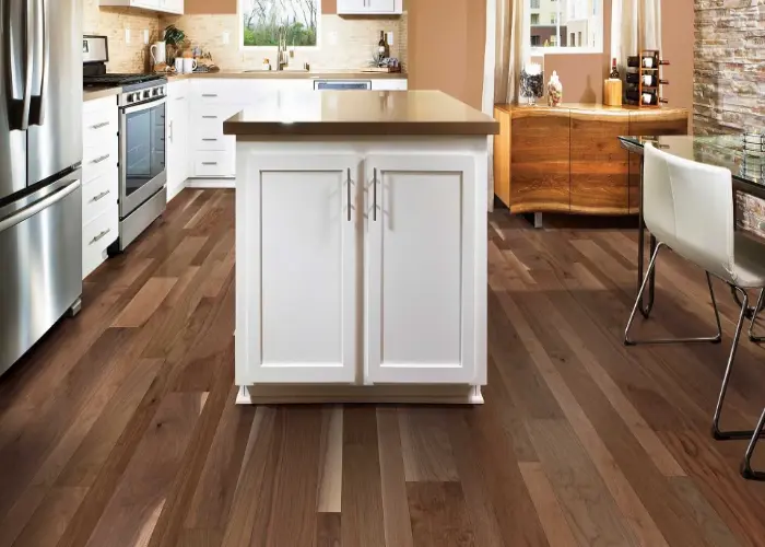 Walnut wood flooring