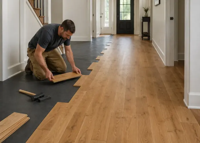 Wooden Flooring installation