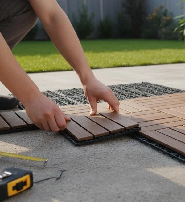 Outdoor Flooring Installation in dubai