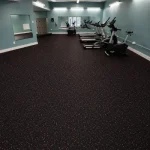 ( gym mat EPDM rubber red black ) ZS
