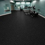 ( gym mat EPDM rubber white black ) ZS